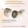 App-Controlled CIC Hearing Aid - Discreet Rechargeable Design - Smart 16 Channel Digital Sound - Personalized Audio Control and comfortable fit