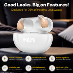 Minura Pro – Discreet Rechargeable CIC Hearing Aids (App Controled)