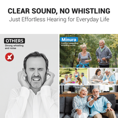 Minura – Discreet Rechargeable CIC Hearing Aids for Everyday Listening
