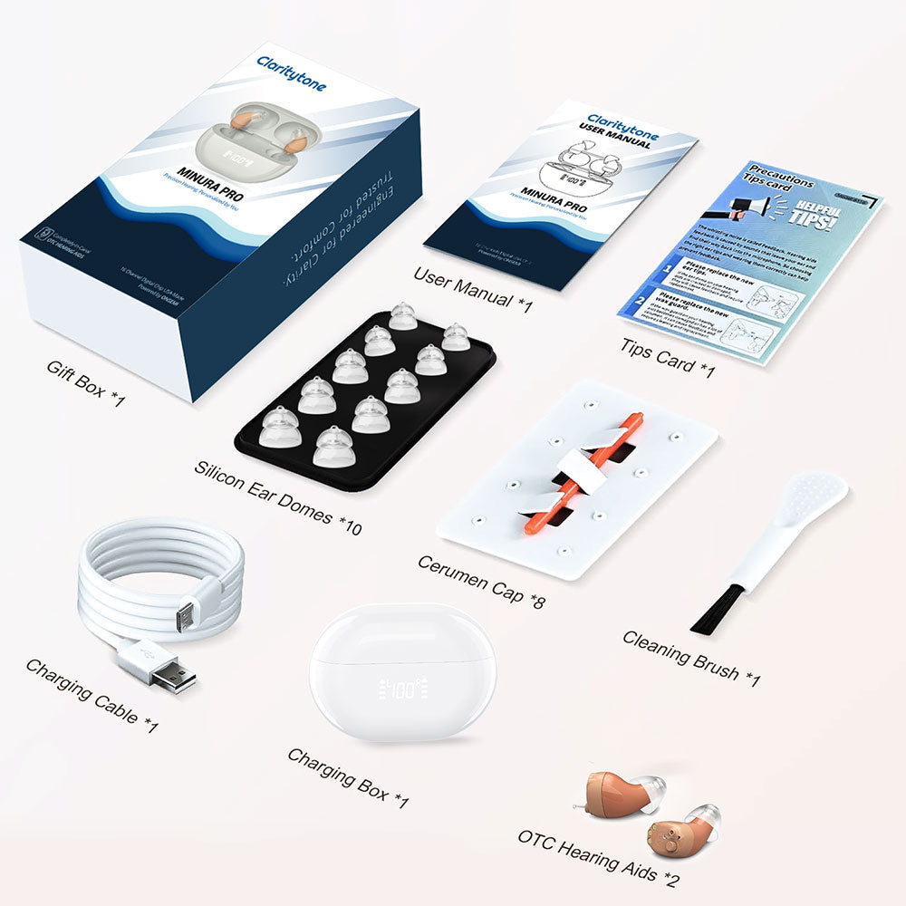App-Controlled CIC Hearing Aid - Discreet Rechargeable Design - Smart 16 Channel Digital Sound - Personalized Audio Control and comfortable fit