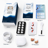 invisible Hearing Aids with App Control – Rechargeable CIC In-Ear, Self-Adjusting 16-Channel Sound, Tinnitus Support, OTC UK – Minura Pro Beige